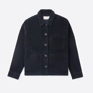 Everlane Corduroy Jacket, Navy, Size Small